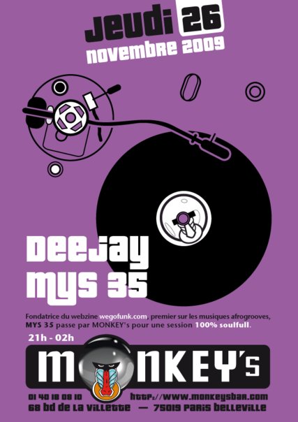 Dj Mys 35 @ Monkey's (Paris)