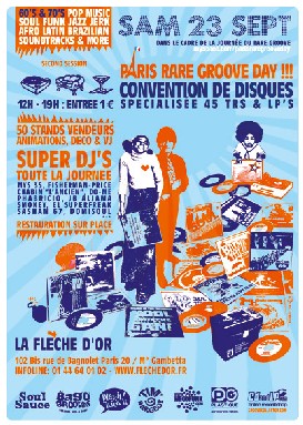 Paris Rare Groove day ( second édition ) - Sam 23 Septembre 2006 Paris Rare Groove day ( second édition ) - Sam 23 Septembre 2006