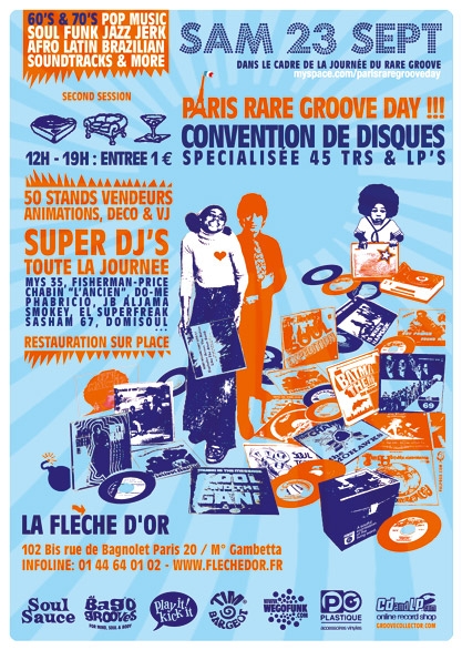 Paris Rare Groove Day - Flêche d'Or - Paris Paris Rare Groove Day - Flêche d'Or - Paris