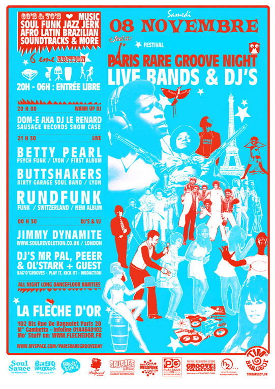 Paris Rare Groove Day #6 -  Samedi 8 Novembre 2008