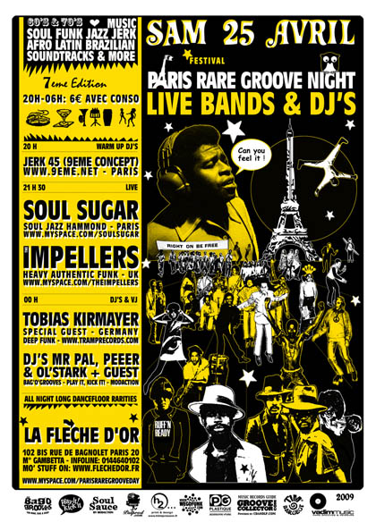 Paris Rare Groove Day #7 -  Samedi 25 Avril 2009