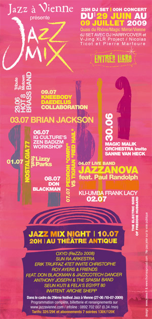 JazzMix, une programmation de rêve sous le signe du jazz qui groove ! Festival Jazz à Vienne JazzMix, une programmation de rêve sous le signe du jazz qui groove ! Festival Jazz à Vienne