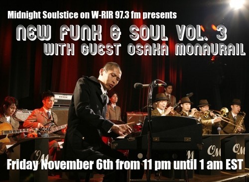Midnight Soulstice par Dj Pari : New Funk and Soul Vol. 3 - Osaka Monaurail Special Edition (Titres inédits à sortir en 2010)