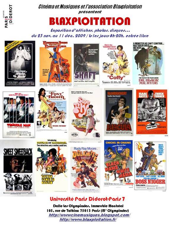 Expositions sur la Blaxploitation à Paris Expositions sur la Blaxploitation à Paris