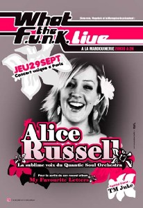What the FUNK #20 Live - 29 Septembre 2005 - Alice Russell