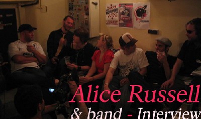 Interview (Video) - Alice Russell, TM Juke et son groupe