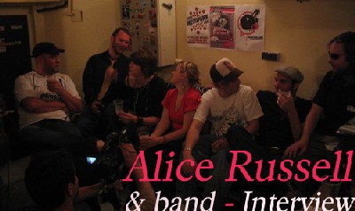 Interview (Video) - Alice Russell, TM Juke et son groupe Interview (Video) - Alice Russell, TM Juke et son groupe
