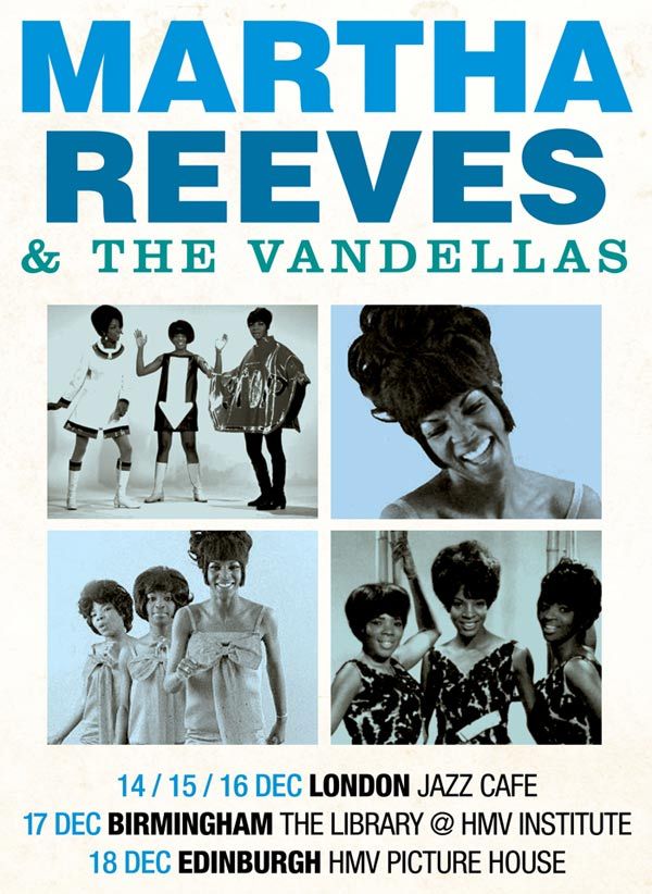 Tournée pour Martha Reeves and the Vandellas Tournée pour Martha Reeves and the Vandellas