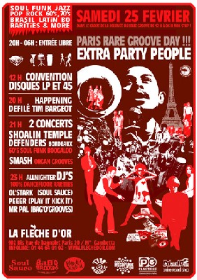 ParisRareGroove Day - Convention + Dj + Concert + Soirée 25 Fév 06 ParisRareGroove Day - Convention + Dj + Concert + Soirée 25 Fév 06