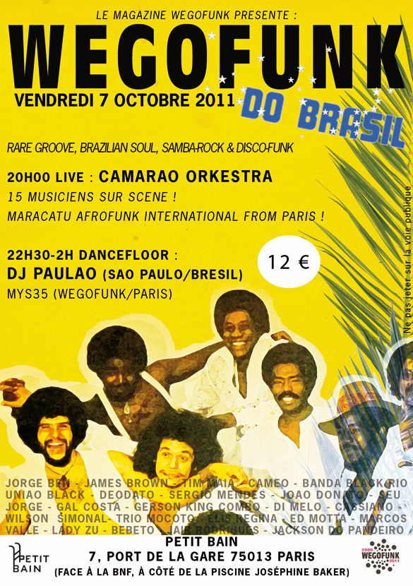 Playlist Groovy Brésil ! 20 titres à écouter pour découvrir le meilleur du son funk et soul brésilien  Playlist Groovy Brésil ! 20 titres à écouter pour découvrir le meilleur du son funk et soul brésilien