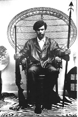 Huey P. Newton, fondateur des Black Panthers