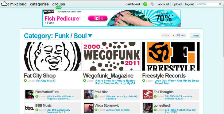 Wegofunk est à l'honneur sur Mixcloud Wegofunk est à l'honneur sur Mixcloud