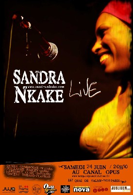 Qui veut la voix de Sandra Nkake ? En concert le 24 Juin 2006