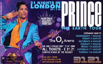 Prince en Europe au mois d'août Prince en Europe au mois d'août