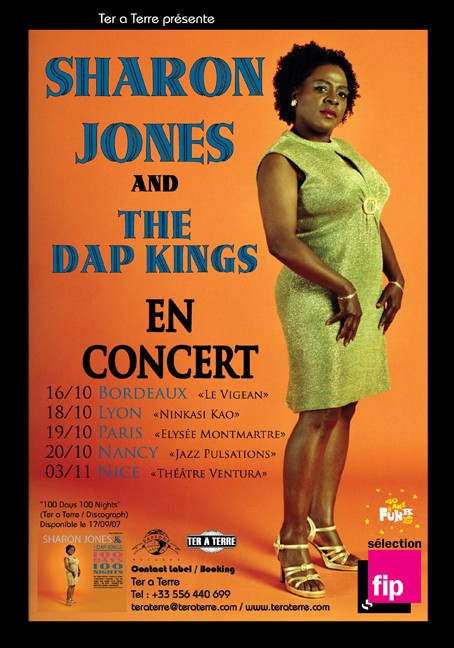 Nouvel album et tournée pour Sharon Jones & The Dap Kings Nouvel album et tournée pour Sharon Jones & The Dap Kings