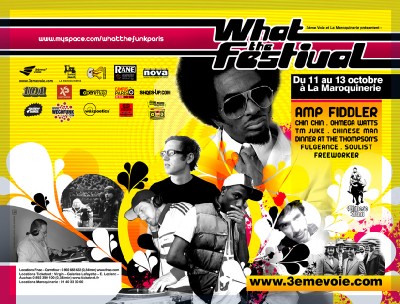 Wegofunk partenaire du : What The festival du 11 au 13 Octobre à La Maroquinerie (Paris)