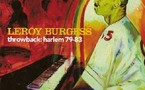 Un album solo pour Leroy Burgess Un album solo pour Leroy Burgess