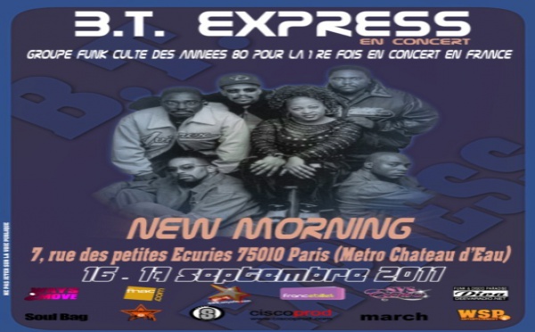 BT Express en concert à Paris