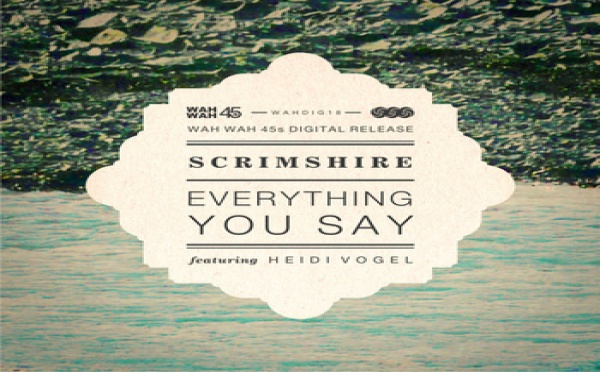 Scrimshire feat. Heidi Vogel - Everything You Say EP