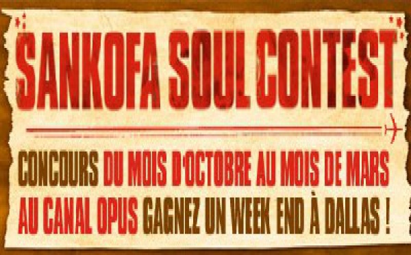 Sankofa Soul Contest, concours de chant, Gagnez un week end inoubliable à Dallas