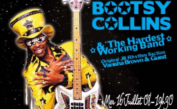 Bootsy Collins ramène des anciens JB's avec lui en tournée en Europe cet été